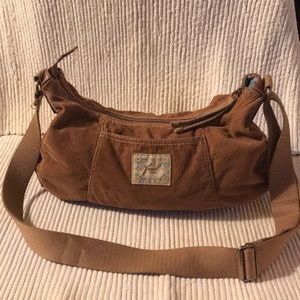 Fossil Corduroy Shoulder Bag